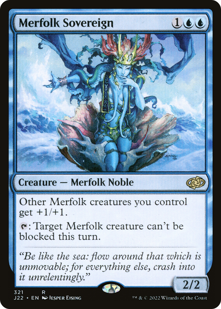 Merfolk Sovereign (321) - Jumpstart 2022