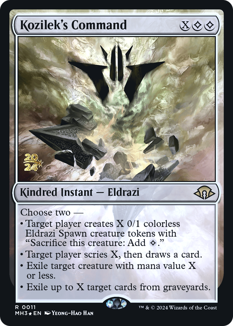 Kozilek's Command (011) Foil - Modern Horizons 3 Promos