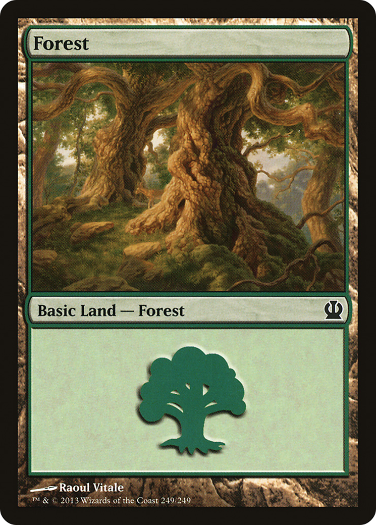 Forest (249) Foil - Theros