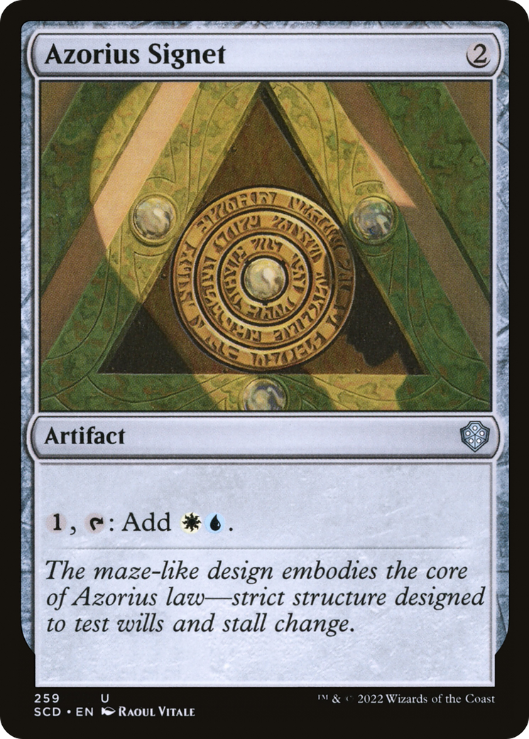 Azorius Signet (259) - Starter Commander Decks
