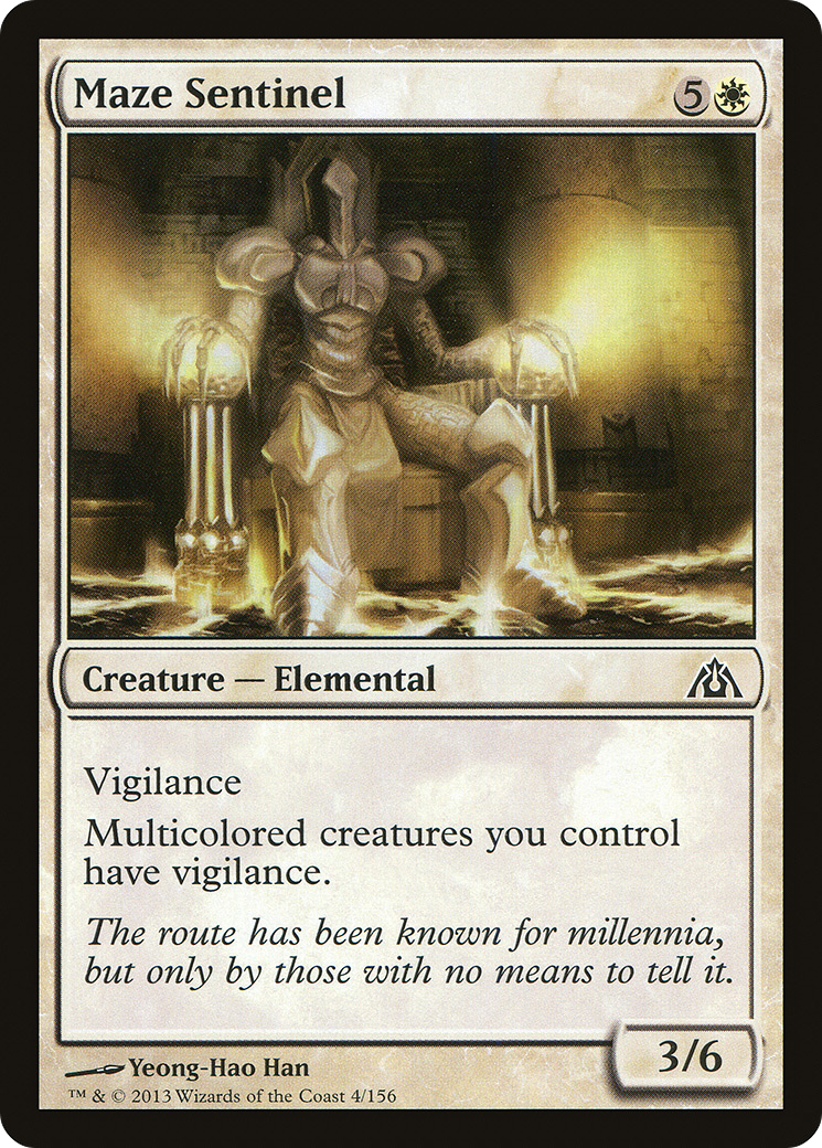 Maze Sentinel (004) Foil - Dragon's Maze