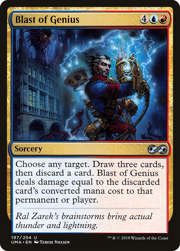 Blast of Genius (197) Foil - Ultimate Masters