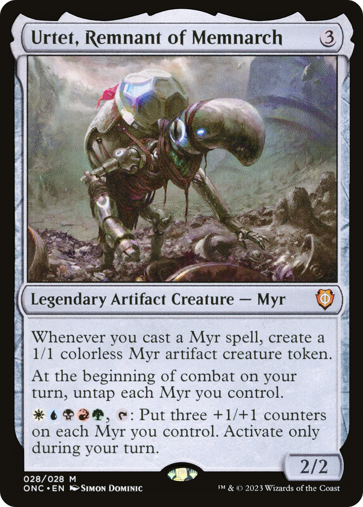 Urtet, Remnant of Memnarch (028) Foil - Phyrexia: All Will Be One Commander