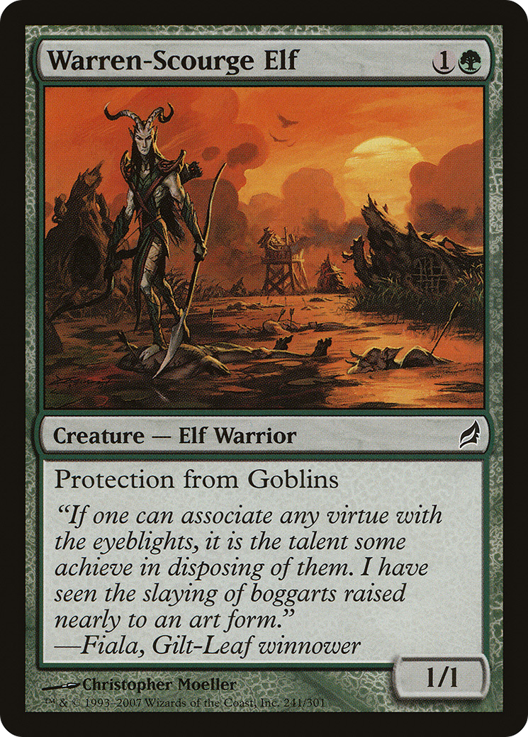 Warren-Scourge Elf (241) Foil - Lorwyn