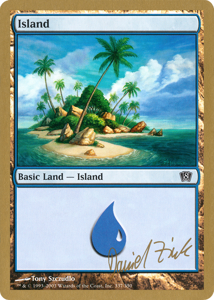 Island (337) - 2003 Daniel Zink (8ED) - World Championship Decks 2003