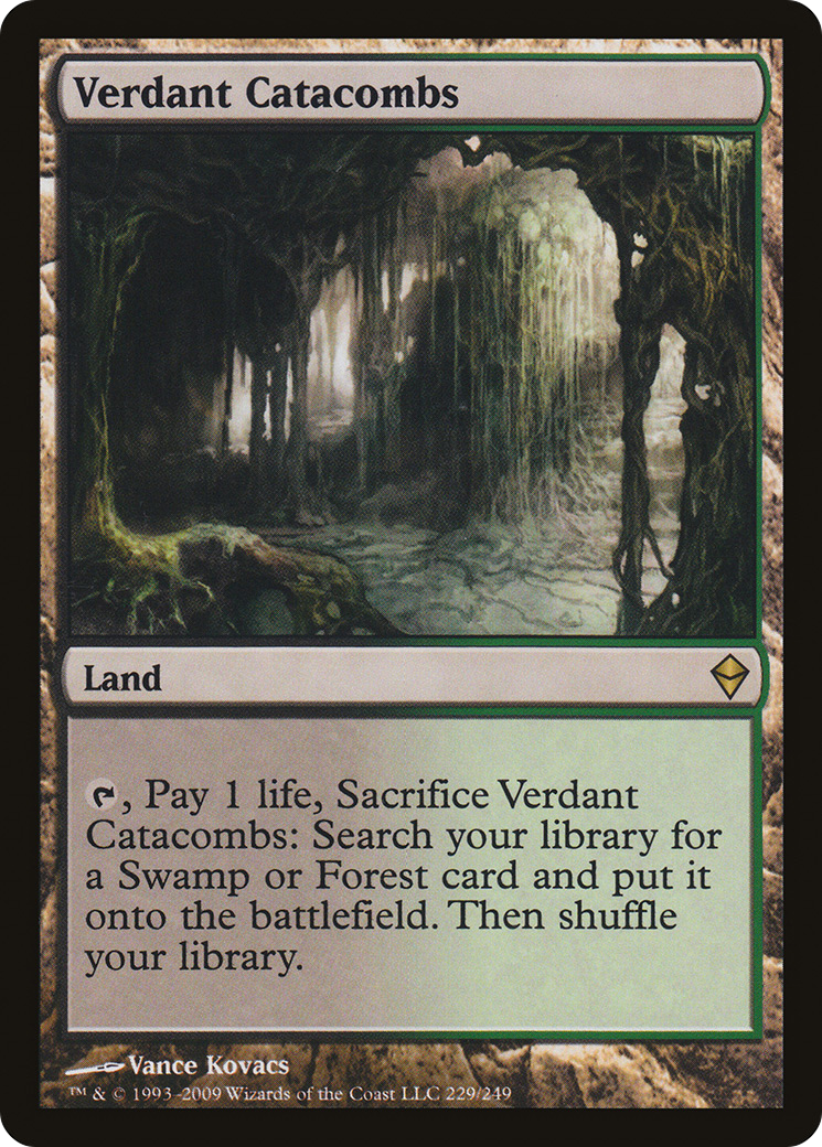 Verdant Catacombs (229) Foil - Zendikar