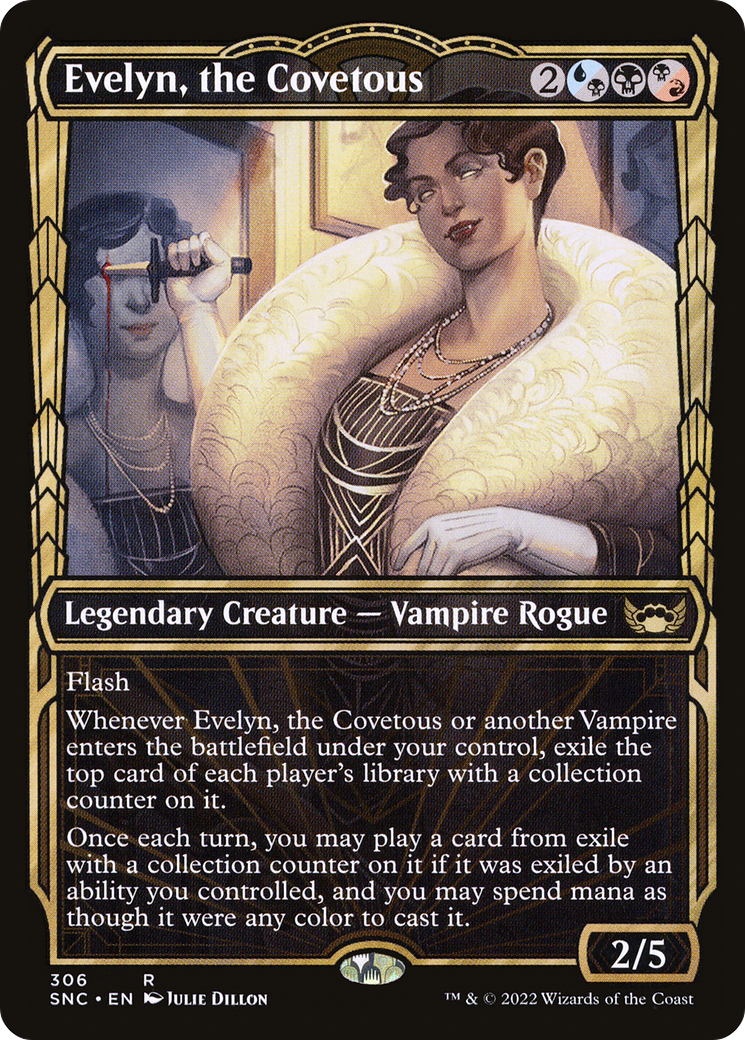 Evelyn, the Covetous (Showcase) (306) Foil - Streets of New Capenna