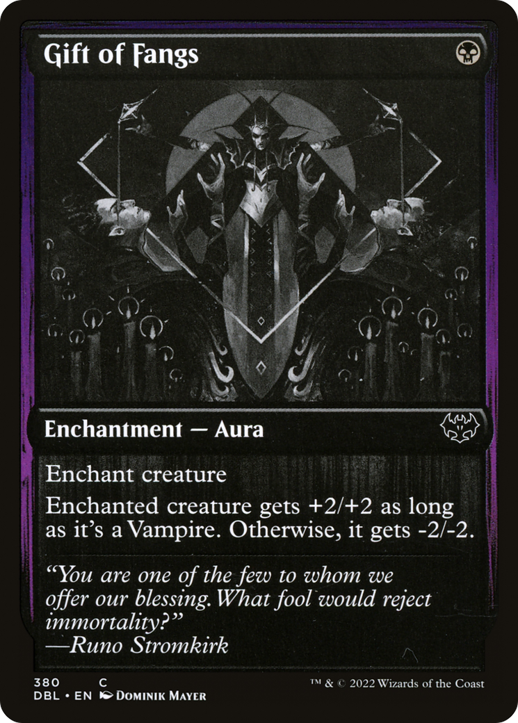 Gift of Fangs (380) Foil - Innistrad: Double Feature
