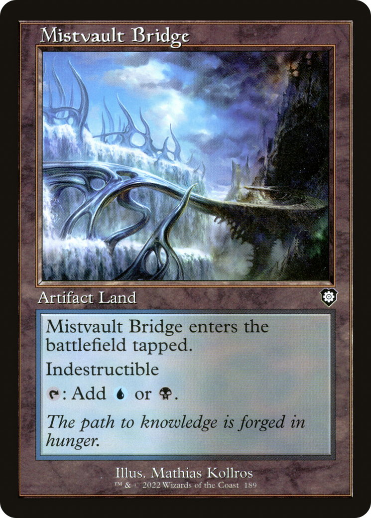 Mistvault Bridge (Retro) (189) - The Brothers' War Commander