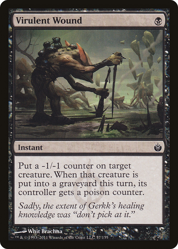 Virulent Wound (057) - Mirrodin Besieged