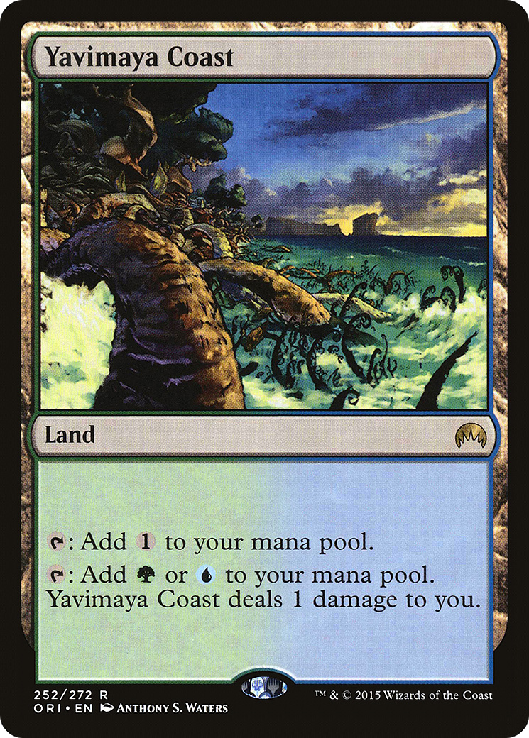 Yavimaya Coast (252) Foil - Magic Origins