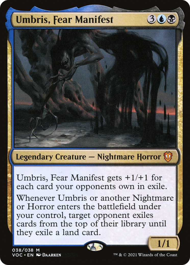 Umbris, Fear Manifest (038) - Crimson Vow Commander