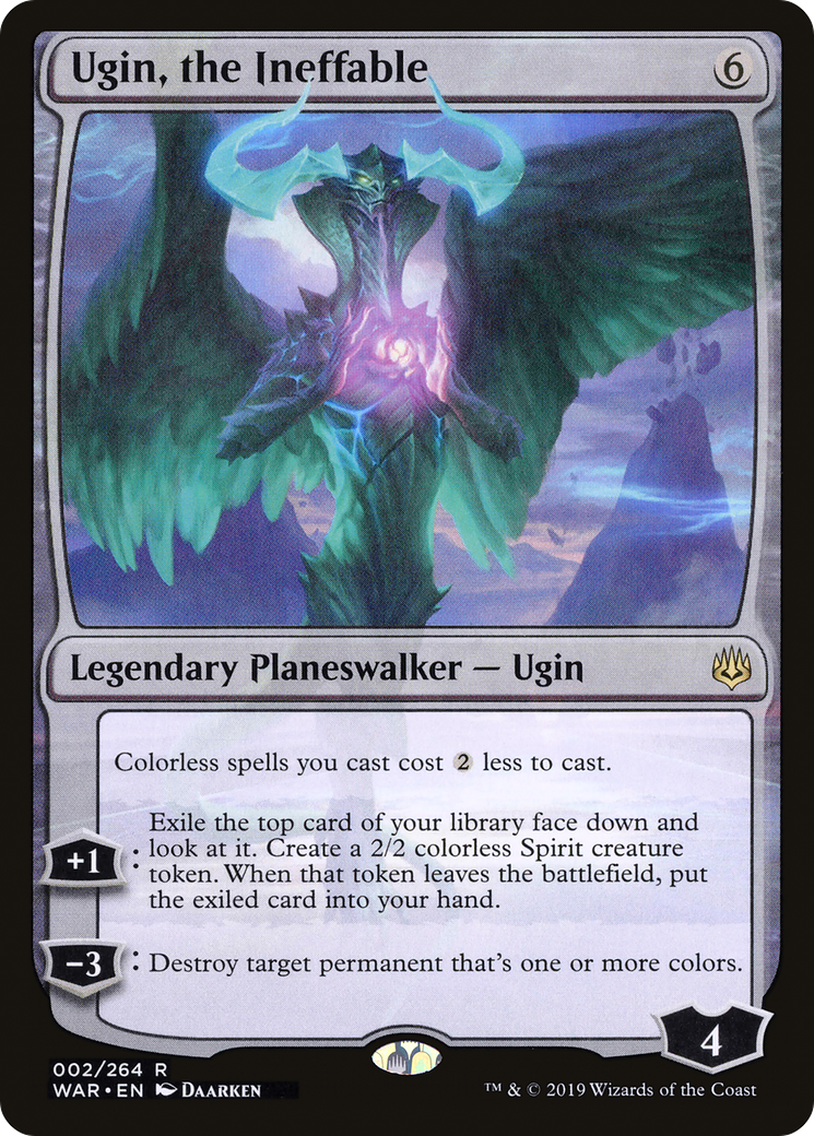 Ugin, the Ineffable (002) Foil - War of the Spark