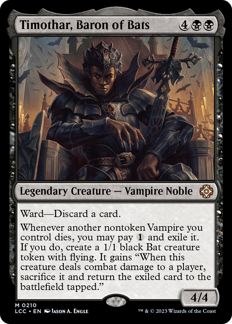 Timothar, Baron of Bats (210) - The Lost Caverns of Ixalan Commander