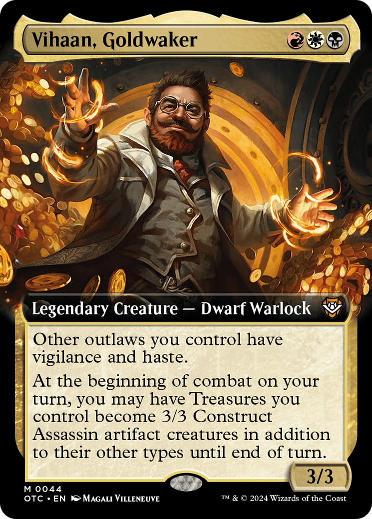Vihaan, Goldwaker (Extended Art) (044) Foil - Outlaws of Thunder Junction Commander