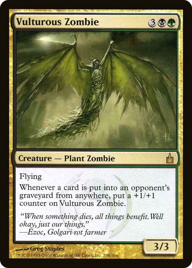 Vulturous Zombie (238) - Ravnica: City of Guilds