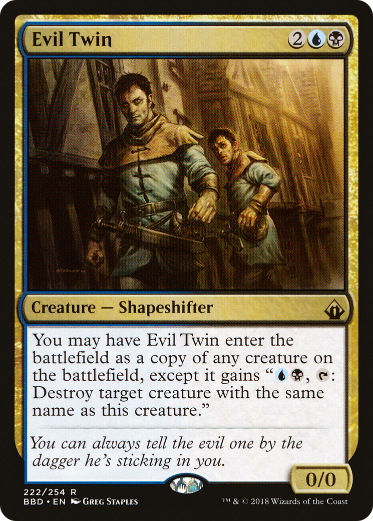 Evil Twin (222) Foil - Battlebond