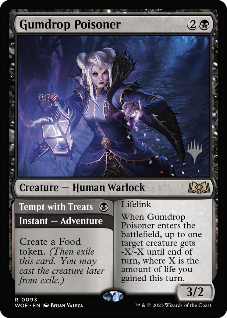 Gumdrop Poisoner // Tempt with Treats (93p) Foil - Wilds of Eldraine Promos