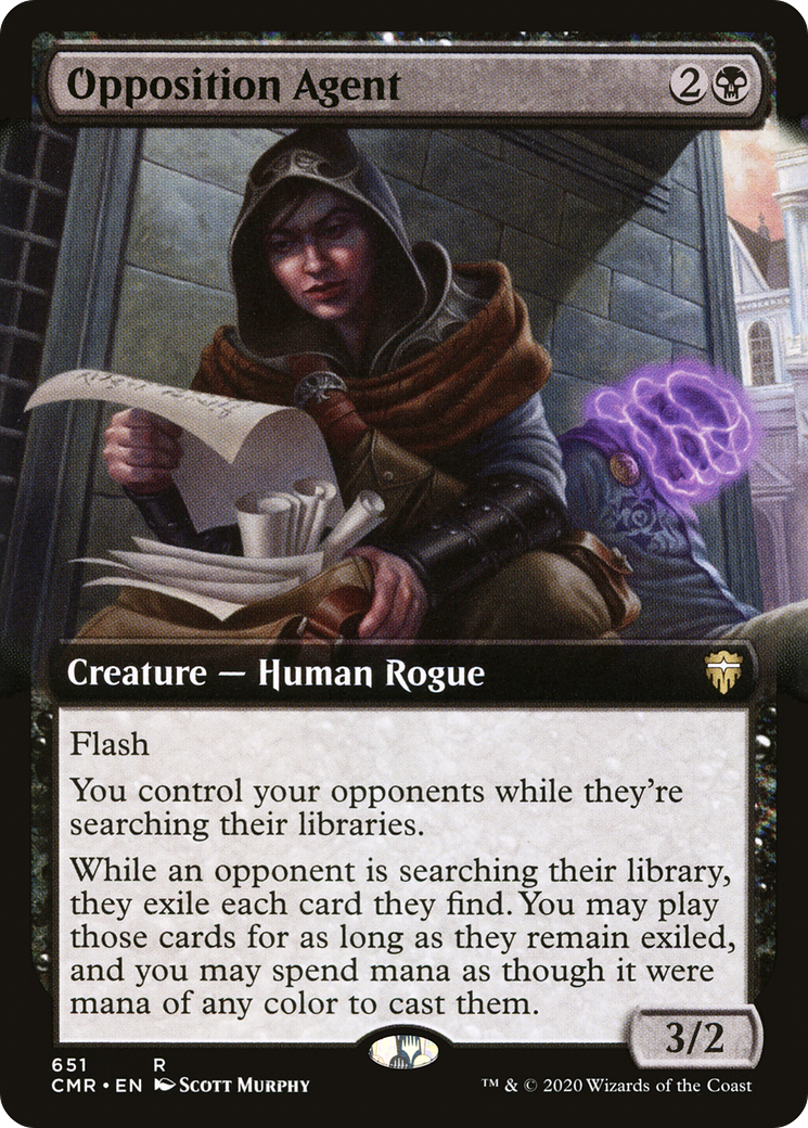 Opposition Agent (Extended Art) (651) Foil - Commander Legends