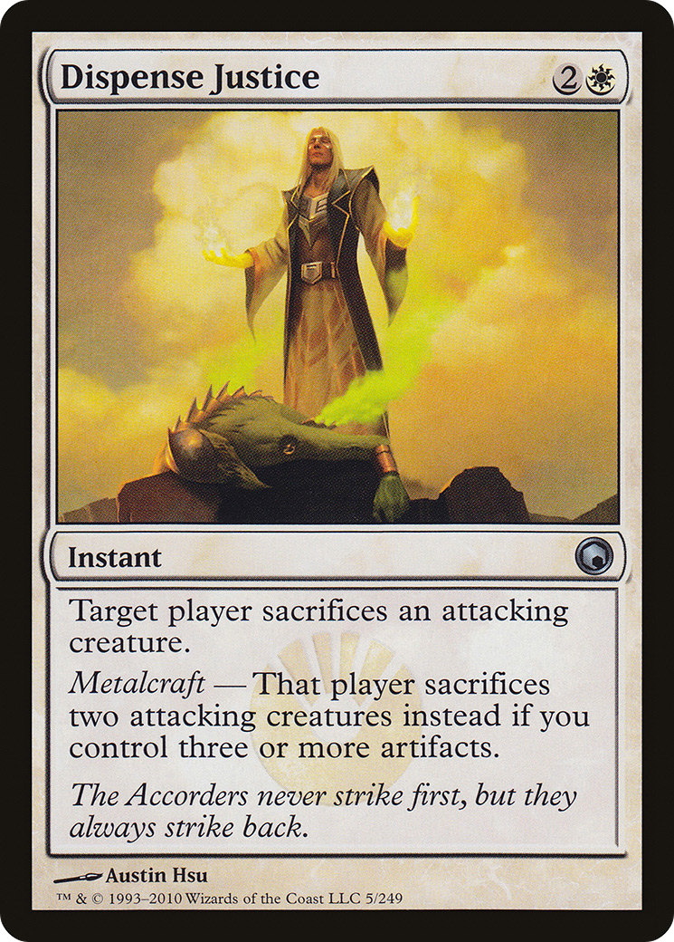 Dispense Justice (005) Foil - Scars of Mirrodin