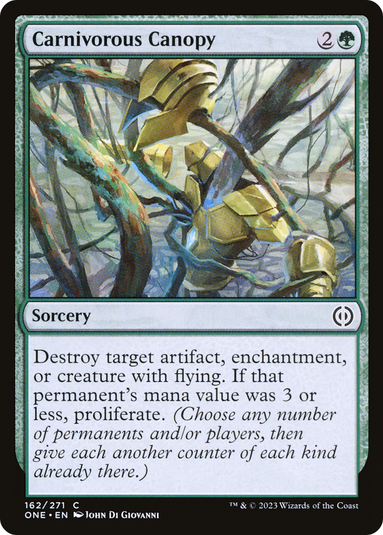 Carnivorous Canopy (162) - Phyrexia: All Will Be One