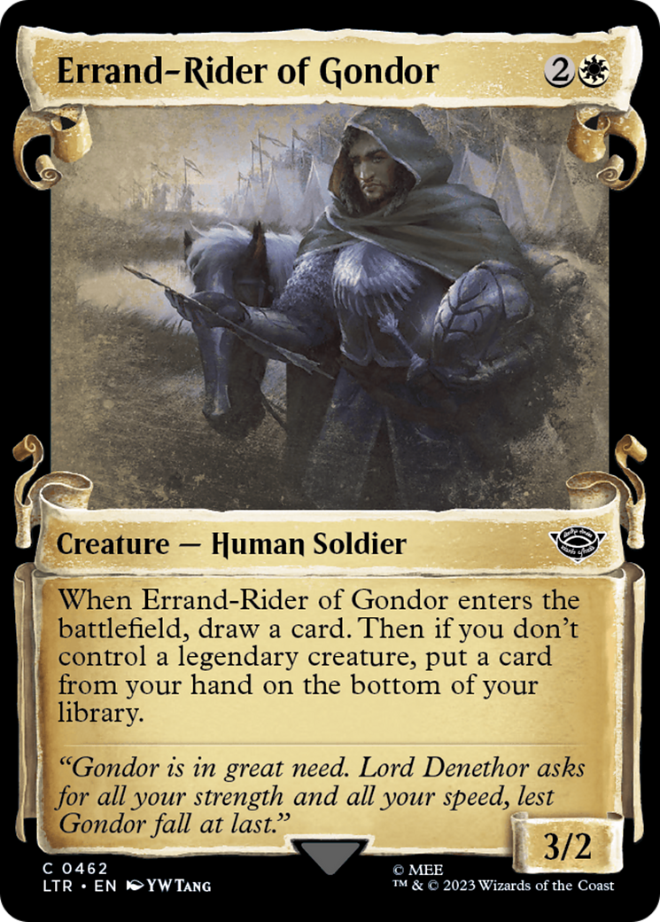 Errand-Rider of Gondor (Showcase) (462) Foil - The Lord of the Rings: Tales of Middle-earth