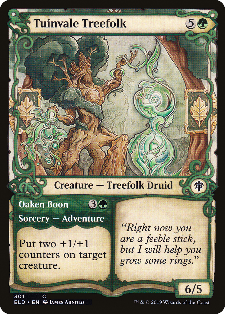 Tuinvale Treefolk (Showcase) (301) Foil - Throne of Eldraine