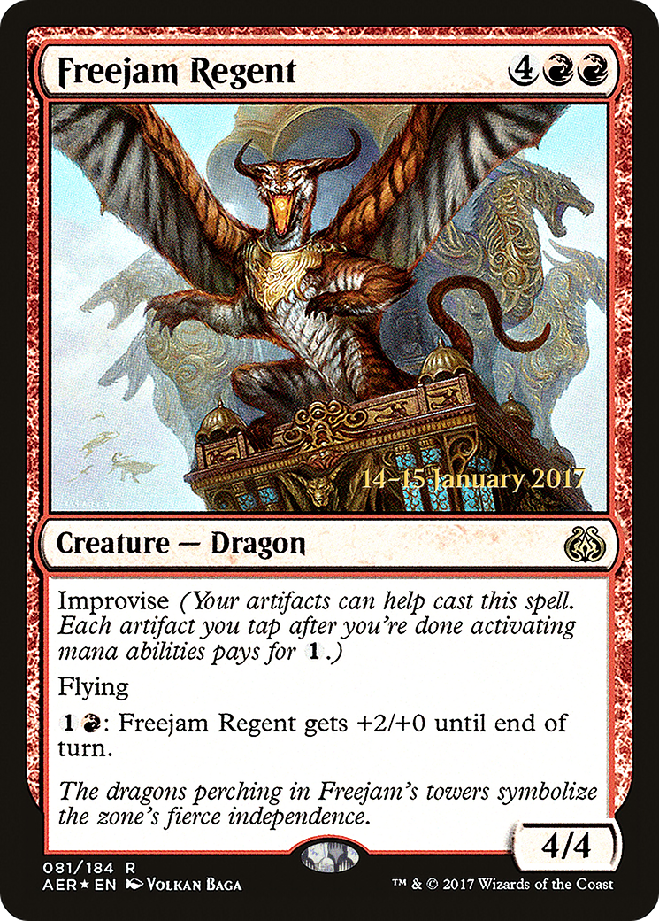 Freejam Regent (81s) Foil - Aether Revolt Promos