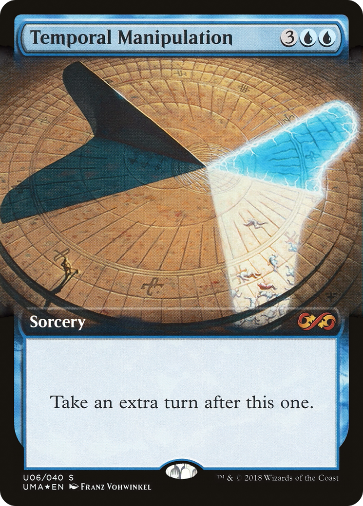 Temporal Manipulation (Extended Art) (U06) Foil - Ultimate Box Topper