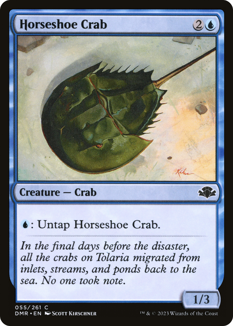 Horseshoe Crab (055) Foil - Dominaria Remastered