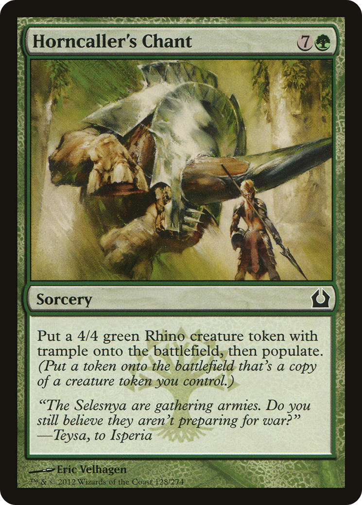 Horncaller's Chant (128) Foil - Return to Ravnica