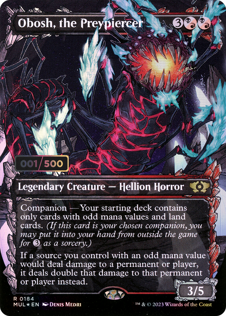 Obosh, the Preypiercer (Showcase) (184z) Foil - Multiverse Legends