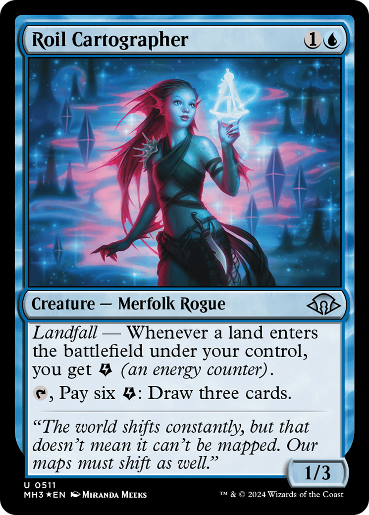Roil Cartographer (Ripple Foil) (511) Foil - Modern Horizons 3