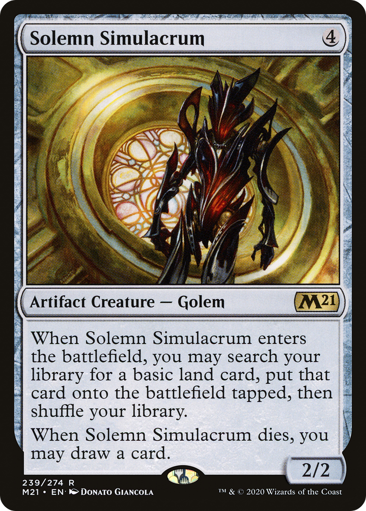 Solemn Simulacrum (239) - Core Set 2021