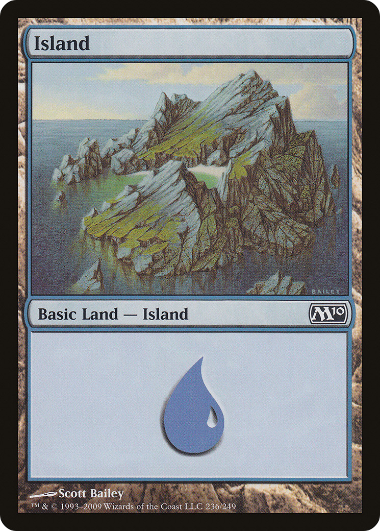 Island (236) Foil - Magic 2010