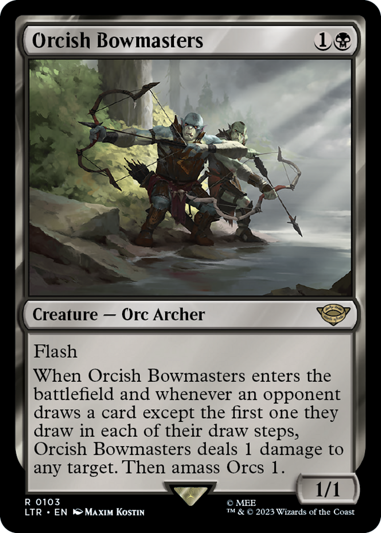 Orcish Bowmasters (103) Foil - The Lord of the Rings: Tales of Middle-earth