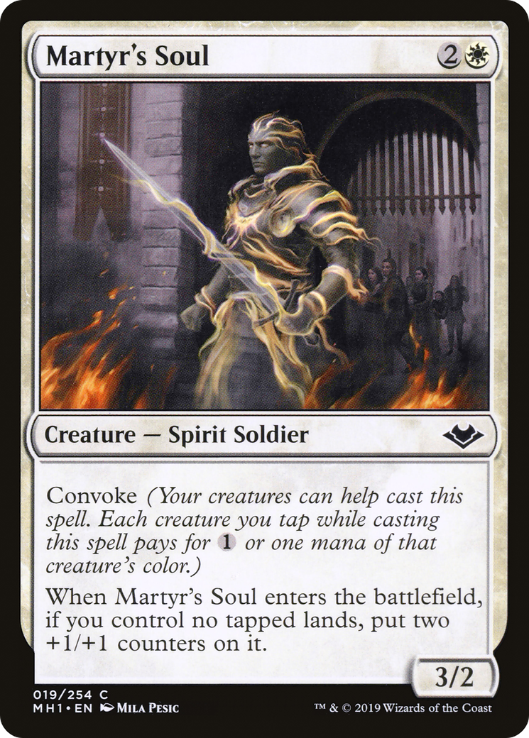 Martyr's Soul (019) Foil - Modern Horizons