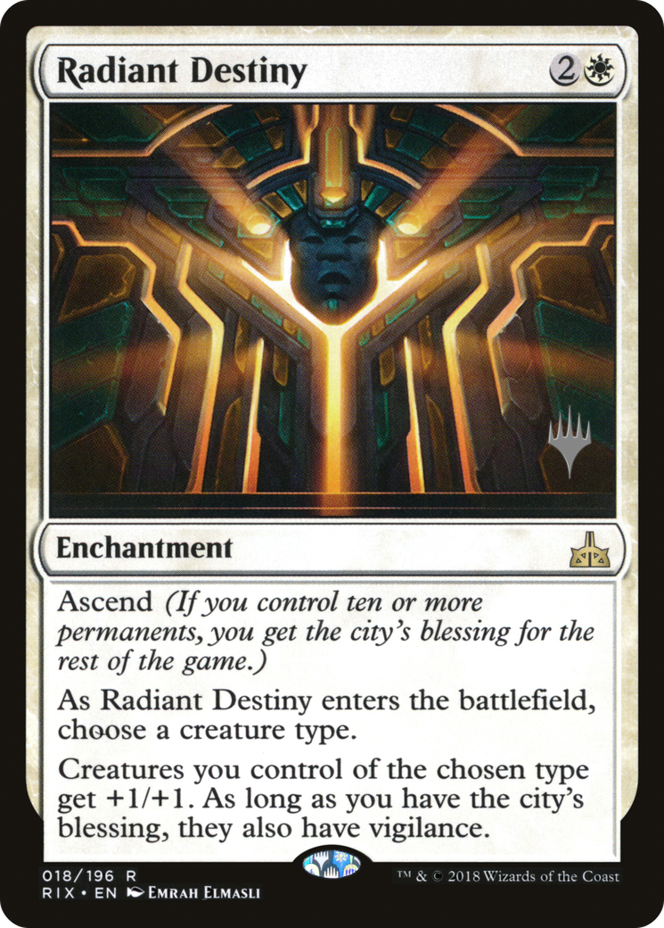 Radiant Destiny (018) - Rivals of Ixalan Promos