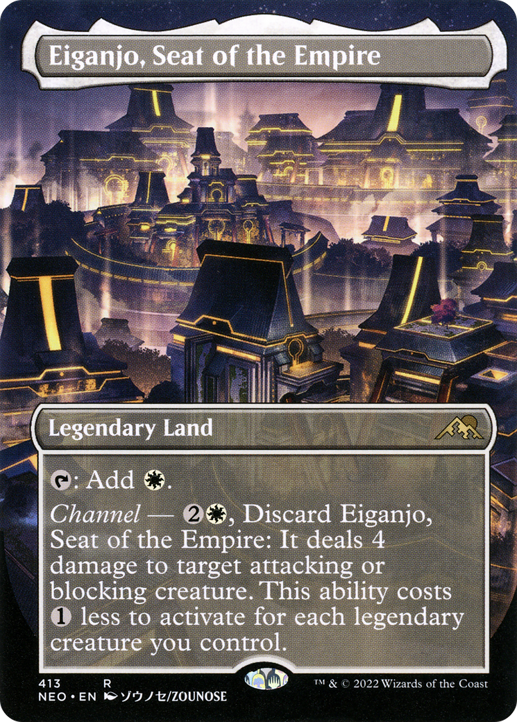 Eiganjo, Seat of the Empire (413) Foil - Kamigawa: Neon Dynasty