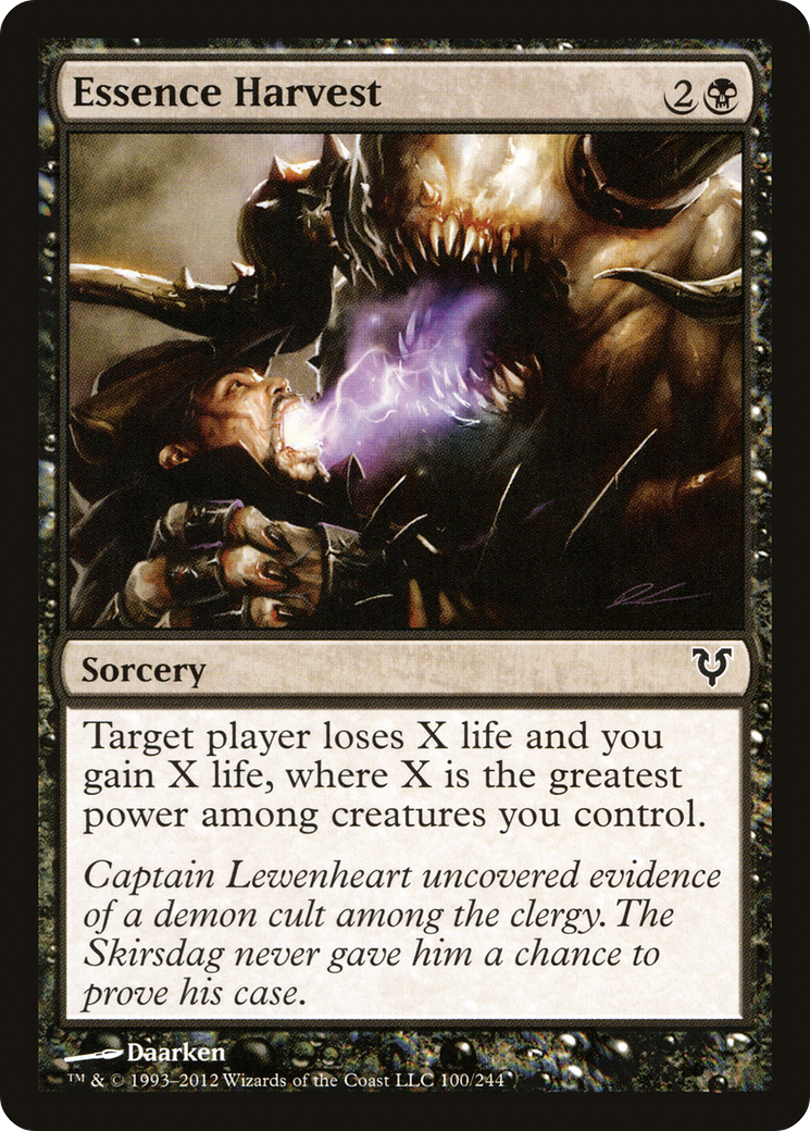 Essence Harvest (100) Foil - Avacyn Restored
