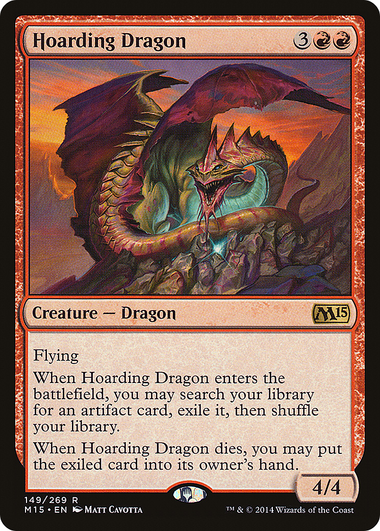 Hoarding Dragon (149) Foil - Magic 2015