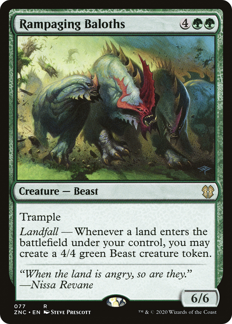 Rampaging Baloths (077) - Zendikar Rising Commander