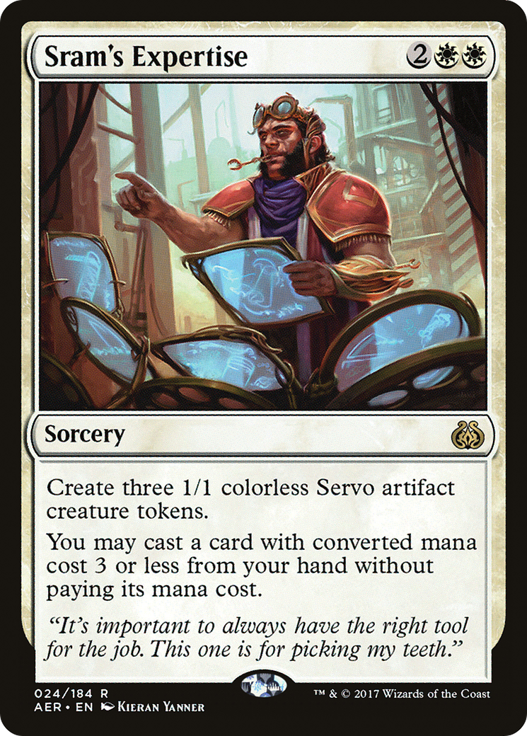 Sram's Expertise (024) Foil - Aether Revolt