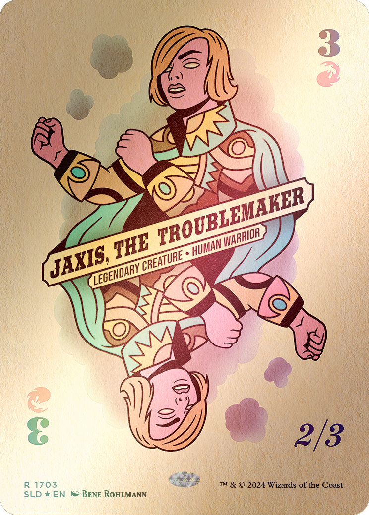 Jaxis, the Troublemaker (Rainbow Foil) (1703) Foil - Secret Lair Drop Series