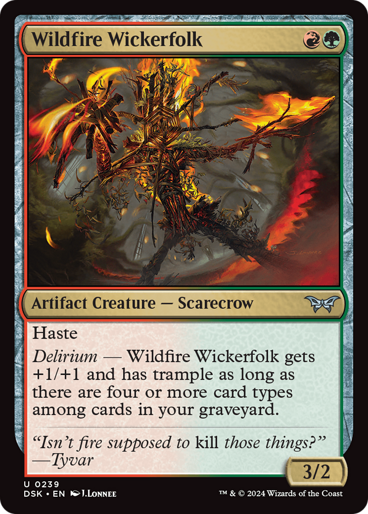 Wildfire Wickerfolk (239) - Duskmourn: House of Horror