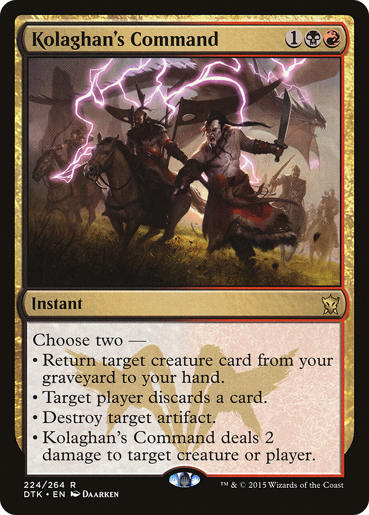 Kolaghan's Command (224) - Dragons of Tarkir