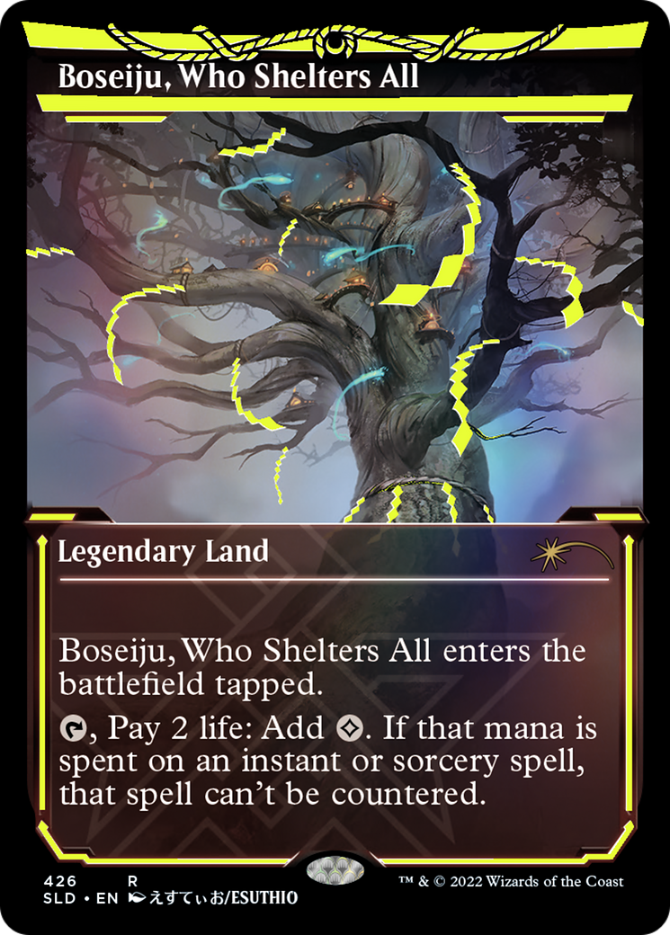 Boseiju, Who Shelters All (Showcase) (426) Foil - Secret Lair Drop