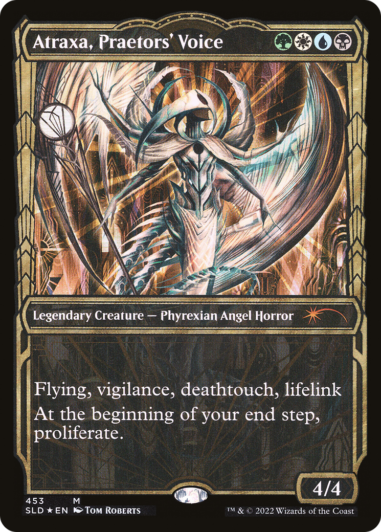 Atraxa, Praetors' Voice (Gilded Foil) (453) Foil - Secret Lair Drop