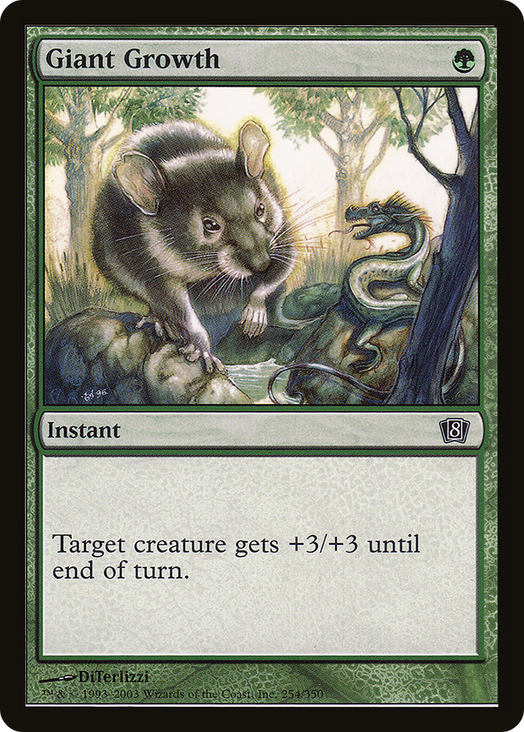 Giant Growth (254) - Eighth Edition
