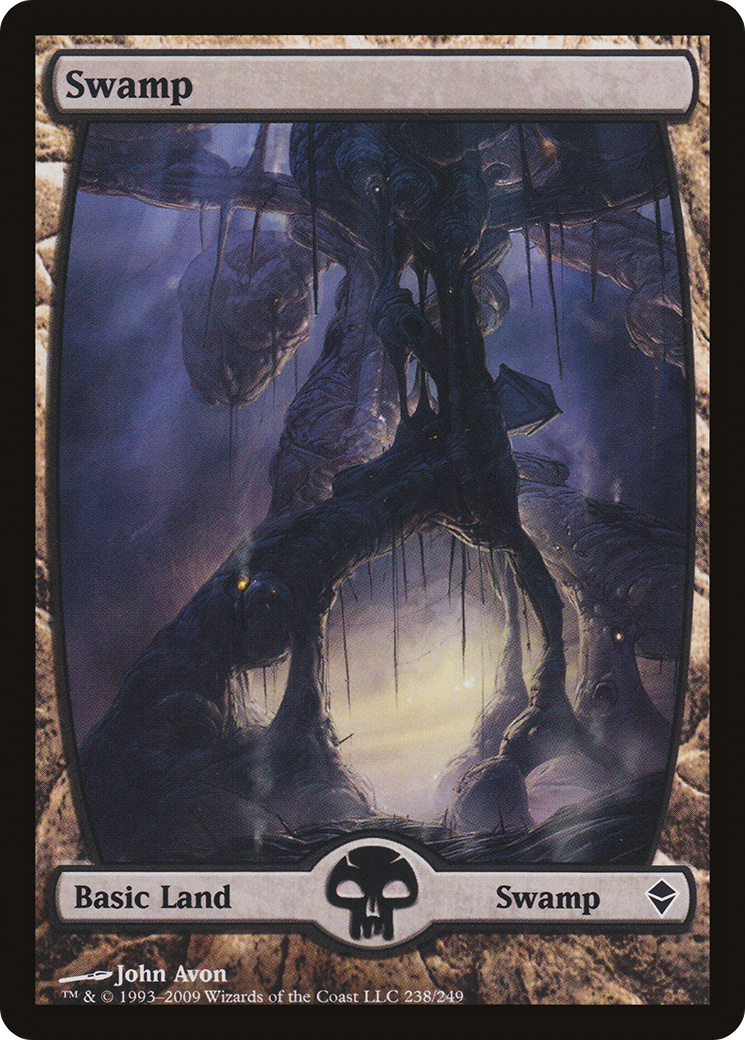 Swamp – Full Art (238) Foil - Zendikar